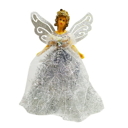 

Ongmies Room Decor Clearance Gifts Christmas Wing Standing Angel Doll Hanging Xmas Tree Pendants Home Decor Silver