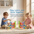 thumbnail image 5 of qolami Color Sorting Stacking Toys, Color Matching Puzzle Game, Wooden Sorting & Stacking Toys for Family Game Night, 5 of 8