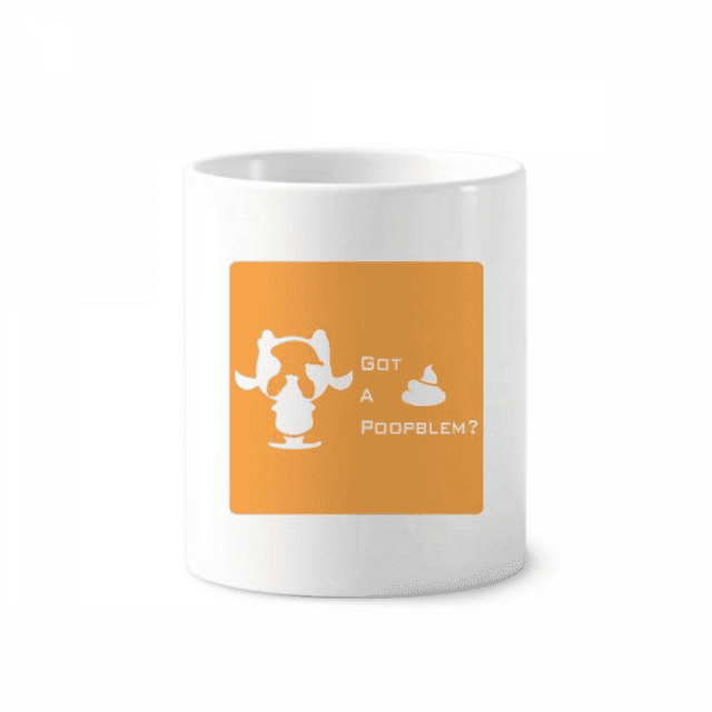 Fierce Boston Terrier Poop Problem Toothbrush Pen Holder Mug Cerac Stand Pencil Cup
