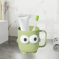 thumbnail image 6 of Nmdmisc Cute Cartoon Bathroom Toothbrush Cups,Bathroom Tumbler Cup,Tooth Brush Holders,Plastic Household Drinking Cups,Dishwasher Safe Water Mugs for Kids Couples Friends, 6 of 6
