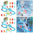 Lyqzj 2Set Electric Track Slide Toys Exercise Hands On Skills for Boys Girls (9 Dinosaur/set