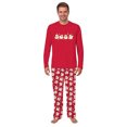 thumbnail image 3 of Red Santa Face Matching Christmas Pajamas Family And Dog, 2 Pieces, Size NB - Men 6XL, 3 of 7
