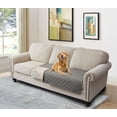 thumbnail image 3 of - Waterproof Couch Sofa Cover Furniture Protector Bed Cover for Dog Pet - Dark Grey, 3 of 5