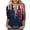 A Navy Tees, variant on Plus Size Patriotic T Shirts for Women 3/4 Sleeve Red White Blue Crewneck Loose Fit Tops Independence Day Printed Tees A White Tees XXL