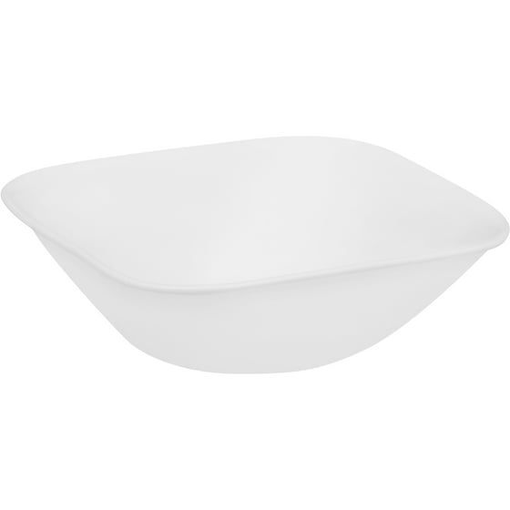 Corelle Square Bowls, Pure White, Set of 6