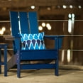 thumbnail image 6 of DuroGreen Aria Adirondack Chair Set Made With All-Weather Tangentwood, 2 Chairs, 1 Side Table, Oversized, High End Patio Furniture for Porch, Lawn, Deck, No Maintenance, Made in the USA, Navy, 6 of 7
