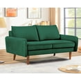 thumbnail image 3 of Uspridefurniture Maryellen 58''W Velvet Loveseat, Green, 3 of 5