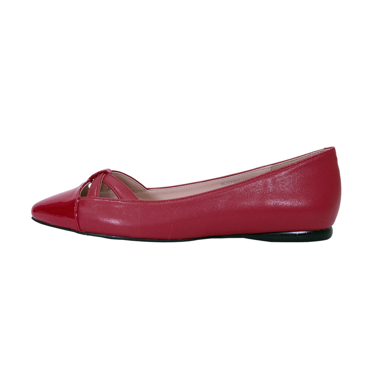 Sidney (FT6043) Women Wide Width Pointed Toe Flats RED 10