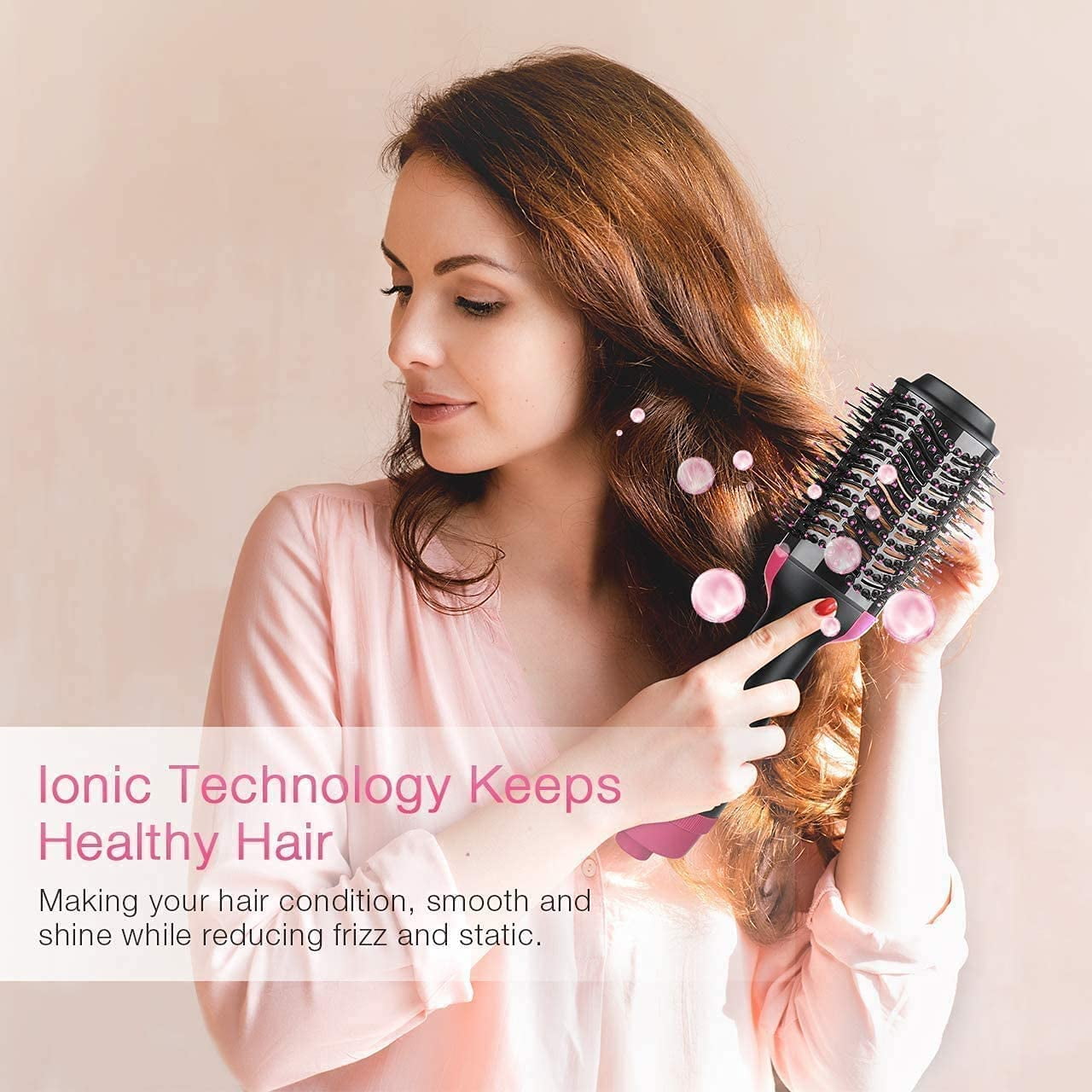 Timoom Hot Air Brush 4 In 1 One Step Hair Dryer And Volumizer Hair Dryer Brush Blow Dryer Curling Straightening Comb With Hair Dryer Brush Electric