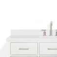 thumbnail image 3 of Ariel W055SWQRVOMNB Hutton 54" Wall Mounted Single Basin Vanity Set - Midnight Blue / Pure, 3 of 7