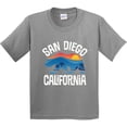 thumbnail image 3 of Inktastic San Diego California Bear Sunset Youth T-Shirt, 3 of 5