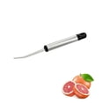 thumbnail image 2 of Dsscvnef Curved Serrated Fruit Slicer Cutter Small Serrated Kitchen Curved Orange Slicer Cutter Stainless Steel Utensil, 2 of 4