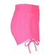 thumbnail image 3 of Pantalones cortos de compresión para , yoga, cinturo para entrenamiento, control de barriga y cruzado, levantamiento de glúteos con pliegue Rosa roja l, 3 of 7