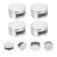 thumbnail image 3 of 4Pcs Household Mirror Fixing Clips Practical Zinc Alloy Mirror Fixators Silver, 3 of 7