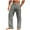 Gray, variant on LOVZFMLL Casual Full Pants for Men, Men's Loose Fit Straight Leg Solid Joggers Running Pants Trousers Lounge Pants with Pockets Black L