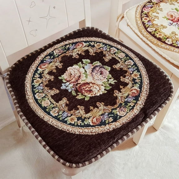 XmhyTop Thick Comfort Garden Terrace Cushion, Versatile Indoor/Outdoor Pad for Home, Kitchen & Office Seats, 17x18 Inches ,Brown A