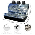 thumbnail image 2 of Football Cowboys Car Rear Seat Covers Back Elastic Flexible Car Seat Covers Decorative Fits Most Cars, SUVs, Trucks And Vans, 2 of 6
