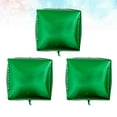 thumbnail image 3 of Dytern Balloon 3pcs 4D Square Balloon Aluminum Film Balloon Cube Wedding Party Supplies for Birthday Festival (Green), 3 of 10