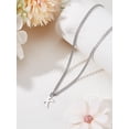 thumbnail image 4 of 1 Pcs Stainless Steel Initial Necklaces for Women Dainty Hypoallergenic Alphabet Pendant for Birthday Christmas Gifts Personalized Jewelry Necklace Capital Letter Pendant Necklaces, 4 of 4