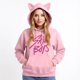 thumbnail image 4 of SAJA pop Huntrix Print Cat Ears Hoodie with De-mon Sweatshirt Movie Fashion Streetwear Long Sleeve Print Soft Sweatshirt S, 4 of 4