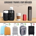 thumbnail image 4 of Wosthever Portavasos para equipaje, Maleta de café, organizador de bebidas, bolsos de accesorios universales para viajero para mujer, bolso Almacenamiento y organización del hogar, 4 of 6