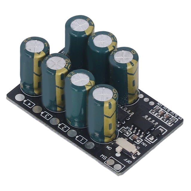 2A Active Lithium Battery Equalizer, 3mV Precision Capacitive Balance Module with 22AWG 30cm Cables, Low Power Consumption (1.5mA), Sleep Protection for 4S LiFePO4/Ternary Battery Packs, DIY