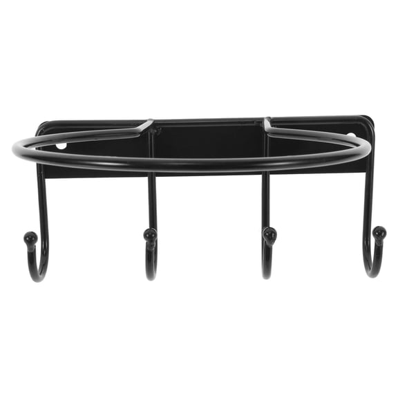 AURARMLET 1Pcs Wall Mount Basketball Stand Black Rack for Sports Equipment and Garage Use for Fan Gear