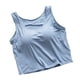 thumbnail image 2 of Xuyuer Ladies Fashion Sleeveless Round Neck Solid Color Modal Bottoming Vest Top with Chest Pads, Seamless Camisole for Everyday Comfort and Layering Essentials, 2 of 5