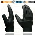 thumbnail image 5 of Milwaukee Leather MG7503 Men's Black Leather  i-Touch Screen Compatible Mesh Racing Motorcycle Hand Gloves W/ Reflector 3X-Large, 5 of 10