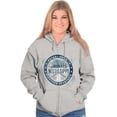 thumbnail image 4 of Mississippi Queen Southern Riverboat Womens Plus Size Graphic Zipper Hoodie Brisco Brands 2X, 4 of 5