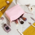 thumbnail image 3 of Fammart Travel Makeup Bag, Waterproof Canvas Cosmetic Bag Make Up Organizer Case for Women, Large Toiletry Bag Skincare Pouch for Toiletries Accessories Brushes, 3 of 8