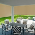 thumbnail image 2 of Coolaroo 10' x 6' Outdoor UV Blocking Cordless Solar Roller Shade Blind, Southern Sunset, 2 of 9