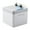 Silver A, variant on Automatic Toothpick Dispenser With Infrared Sensor Battery Powered Flip Top Lid Black 1 Count