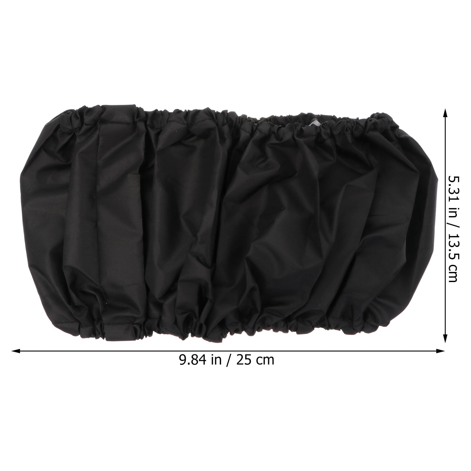 PAMINGONO Black Pushchair Wheel Covers, Wear-Resistant Protective Accessories for Stroller and Wheelchair Wheels