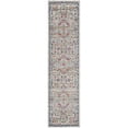 thumbnail image 5 of SAFAVIEH Madison Gladys Floral Bordered Area Rug, Light Grey/Fuchsia, 9' x 12', 5 of 9