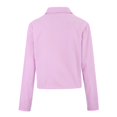 thumbnail image 6 of Women's Short Jacket Lapel Collar Side Zip Coat Solid Color Slim Fit Motorcycle Style Outerwear, 6 of 9