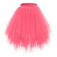 thumbnail image 4 of EnJoCho Girls Tutu Skirt 50s Vintag𝖾 Ballet Bubble Dance Skirts Cos-play Festival Party Skirts Flower Puffy Mesh Short Dress, 4 of 4