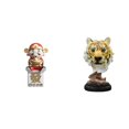 thumbnail image 1 of Figura decorativa moderna de cabeza de tigre de , símbolo de la , ideal para la entrada, la sala de estar, estanterías, o pasill, 1 of 8
