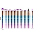 thumbnail image 3 of EARKITY Makeup Brush Set, 20PCS Professional Makeup Brushes Make Up Kit, Multi-function Pro Cosmetic Powder Foundation Eye Shadow Eyeliner Lip Makeup Brushes Sets for Halloween Christmas Party, 3 of 7