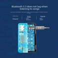 thumbnail image 5 of Receptor Bluetooth para coche, reproductor de MP3 inalámbrico de 3,5 AUX a U Disk, receptor y transmisor Bluetooth tres en uno, 5 of 5