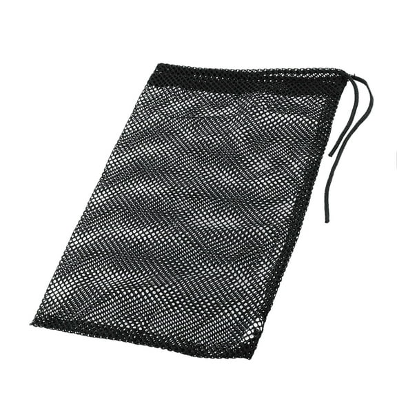3 Pcs Mesh Nets Pouch Tennis Ball Carrying Holder Black