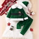 thumbnail image 2 of Disfraz de elfo navideño para bebés, trajes navideños de Papá Noel, ropa de invierno para niñas, lindos disfraces navideños para bebés de 6 a 12 meses, 2 of 8