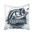 thumbnail image 1 of Funda de Almohada ABPHQTO Perca Pescado y Caña de Pescar 45x45 cm, 1 of 1