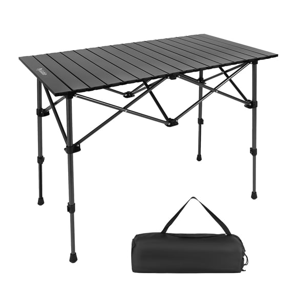 Mesa de camping plegable de aluminio ajustable Byliable 94 x 56 cm