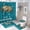 style-173, variant on Cute Sleeping Sloth on Branch Shower Curtain 4 Piece Set with Non-Slip Rugs Toilet Lid Cover And Bath Mat Bathroom Decor Set Mothers Day Waterproof Durable Bathroom Decor Shower Set