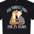 thumbnail image 4 of Inktastic 25th Anniversary Cat Couples T-Shirt, 4 of 5
