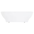 thumbnail image 3 of Aqua Eden VTSQ673223 67 in. Freestanding Square Acrylic Tub with Drain, White, 3 of 7