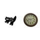 thumbnail image 1 of Reloj de pared,Reloj de pared decorativo para baño o dormitorio,Reloj de pared,Reloj de pared con pájaro cantor de 25 cm (10 pulgadas) para decoración del hogar,Relojes de pared decorativos, 1 of 7
