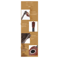 thumbnail image 1 of Brown Children'S Guitar Ukulele Beginner'S Instrument Toddler Guitar Mini Size Classical Ukulele, 1 of 7