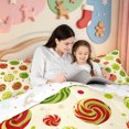 thumbnail image 5 of Manfei Xmas Kawaii Snowman 7-Piece Twin Bedding,Traditional Gift Bedding Comforter Set,Xmas Reversible, 5 of 7